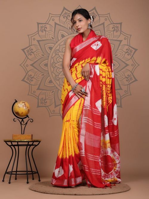 Sc Shloka A Linen Colors Printed Sarees Catalog